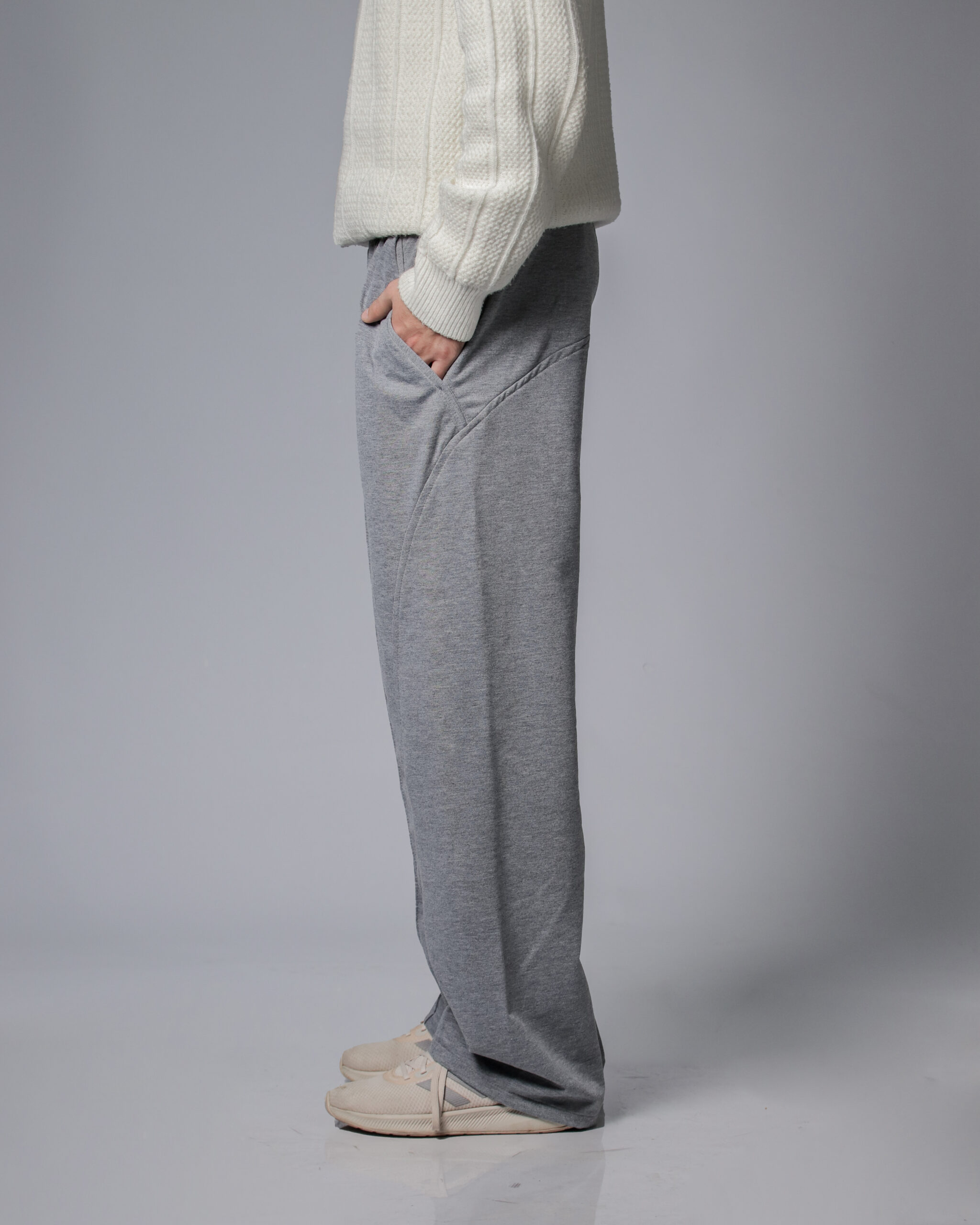 Coupe du pantalon gris