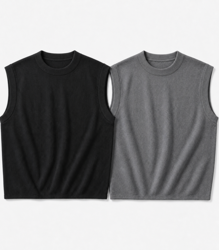 Pack 2 Débardeur – Noir et Gris